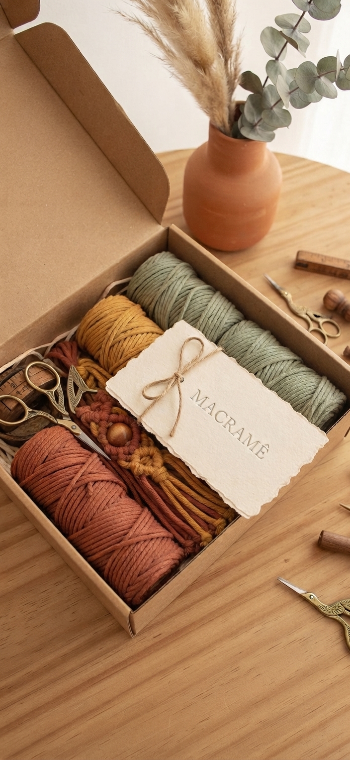 Macramê — técnica do Ateliê Itinerâncias