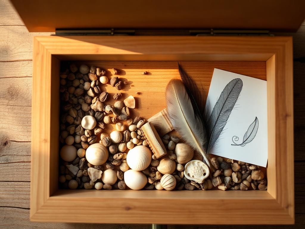 Caixas de memória em madeira — técnica do Ateliê Itinerâncias