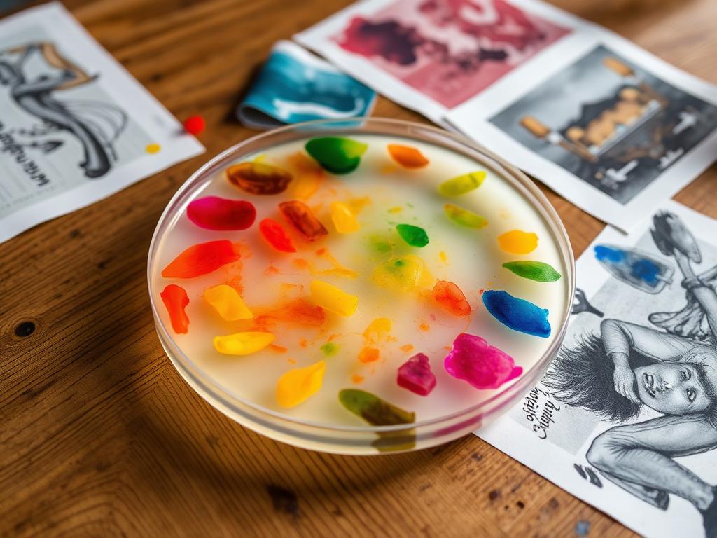 Monotipia com placas de gelatina — técnica do Ateliê Itinerâncias